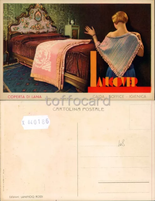 Pubblicita' Lanificio Rossi-Coperta Di Lana Lancover-B84-186