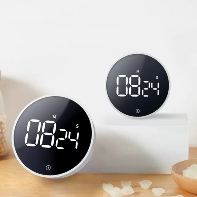 Magnetic Electronic Countdown Timer Alarm Clock LED Digital Timer Kitchen Timer