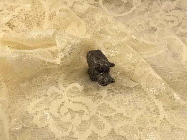 Miniature Pewter Hippo Lovers Delight