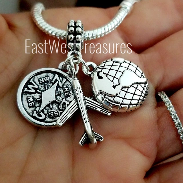 Enjoy Il Viaggio Vedi Il Mondo Gioielli Ciondolo Braccialetto Collana
