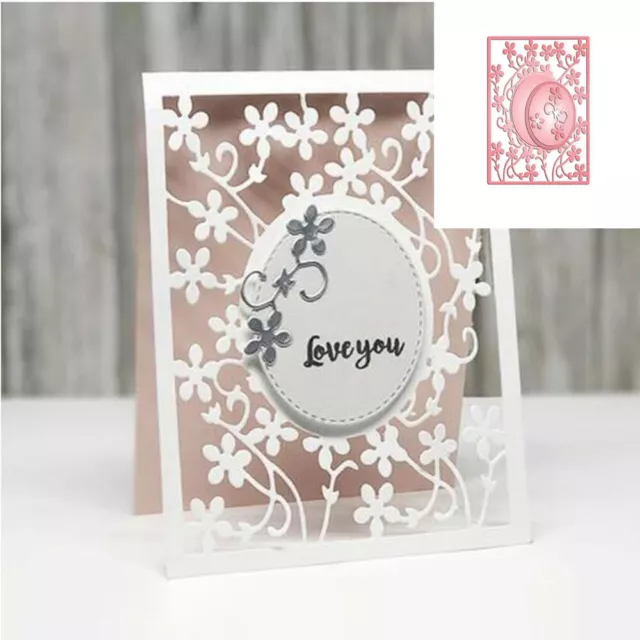 Metal Cutting Dies Flower Frame Layering Stencils Dies DIY Scrapbooking Photo