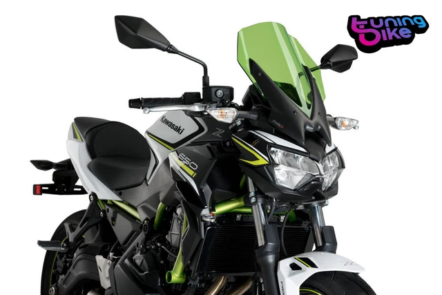 Puig Cupolino Naked N.g. Touring Per Kawasaki Z650 20 Verde