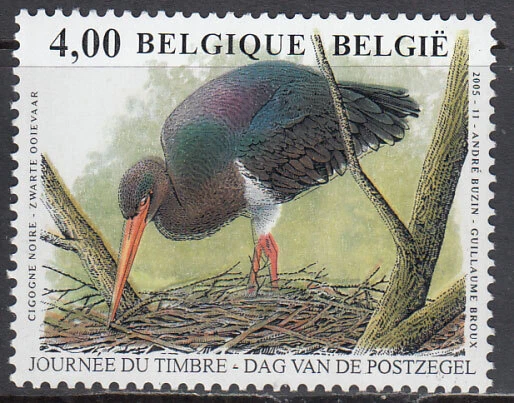 Belgien - Post 2005 Yvert 3373 MNH Fauna - Vögel - Tag Der Briefmarke