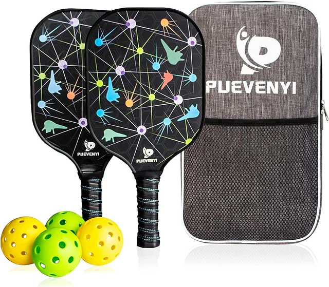 PICKLEBALL PADDLES SET, USAPA Approved Pickleball Rackets Set of 2