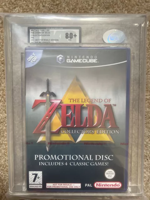 The Legend Of Zelda Ocarina Of Time 3D UKG 95+ MINT GOLD PAIR 3DS VGA WATA