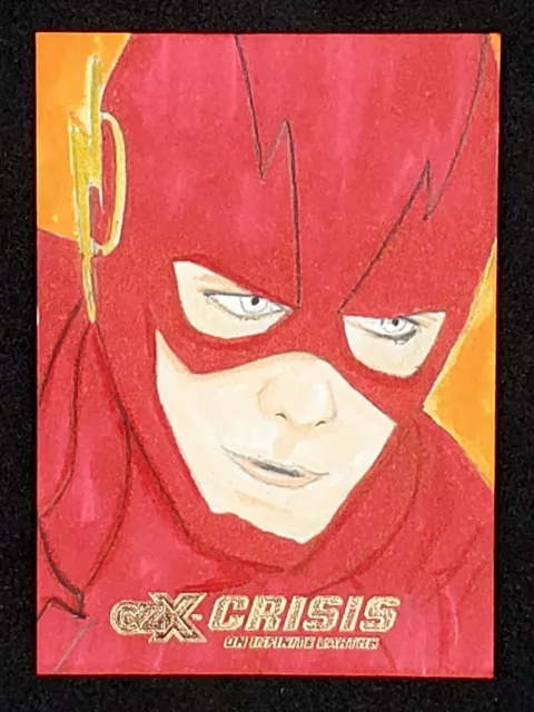 Cryptozoic Czx Crisis Sur Infinite Earths The Flash 1/1 Croquis Par Scott