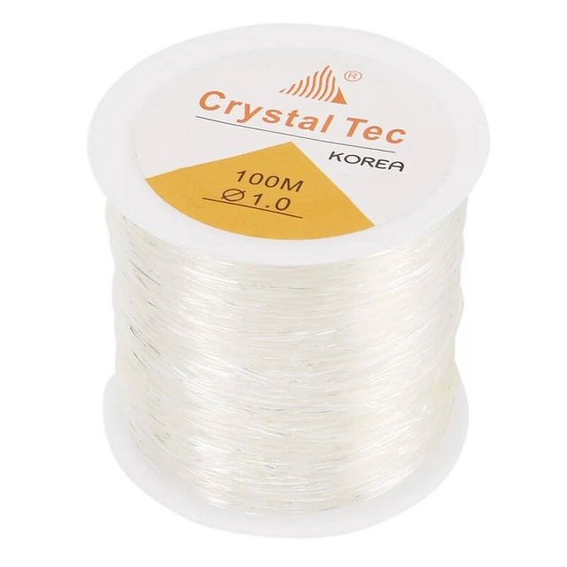 3X(1Mm Clair Cordon de Perles Cristal éLastique Extensible Bracelet ChaîNe pou2)