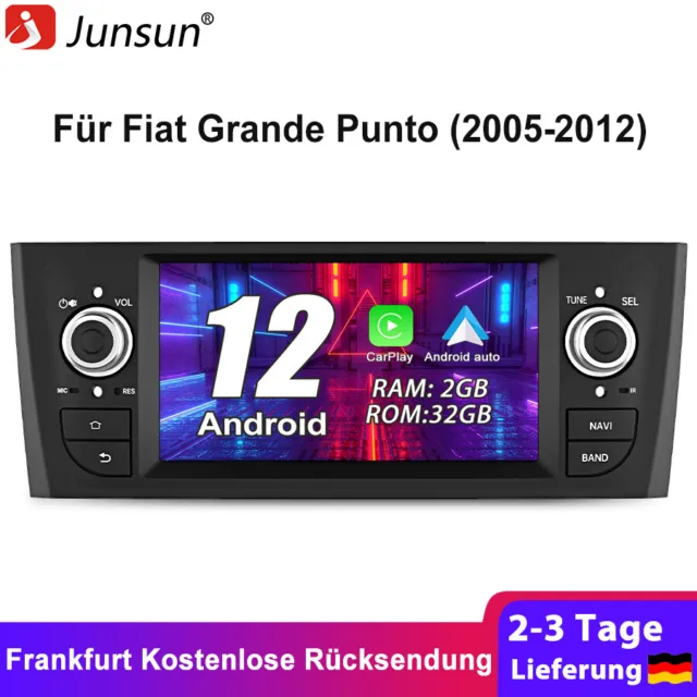 6.2" Autoradio GPS Navigation BT DSP USB Für Fiat Grande Punto/Linea DAB+