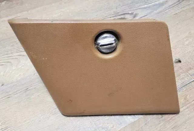 1971-1974 AMC AMX Javelin SST dash TAN glovebox & hinge lock OEM