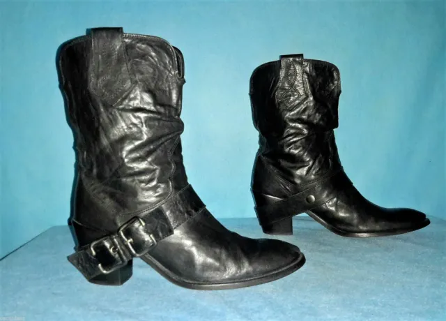 bottines boots JHAY en cuir noir p 39 fr