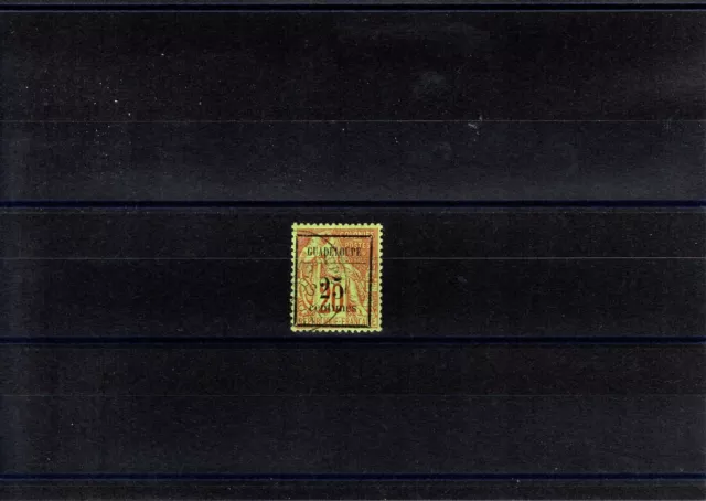 Timbre Guadeloupe France Colonie 1889 N°5 Oblitere Used