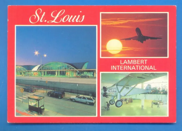 Lambert International Airport,St.louis,Missouri,U.s.a.postcard