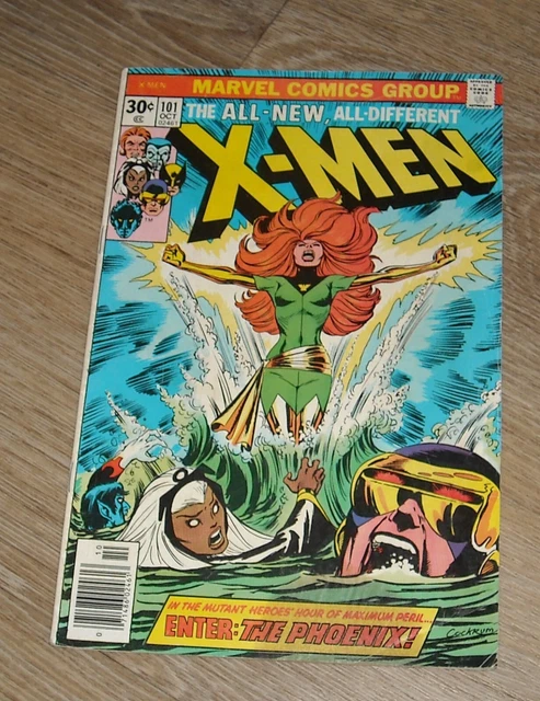 UNCANNY X-MEN # 101 NEWSSTAND VARIANT JEAN GREY PHOENIX 1st APPEARANCE KEY ISSUE