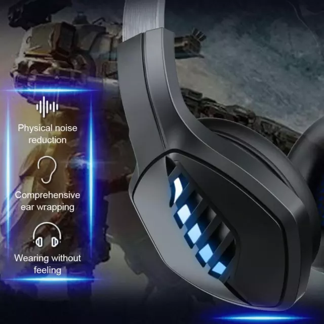 Gaming Headset with Microphone For PC Laptop PS4 One UK New Bass Headphones K6A6