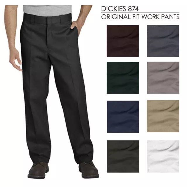 Dickies Hombre 874 Clásico Original Para Uniforme Trabajo Pantalones