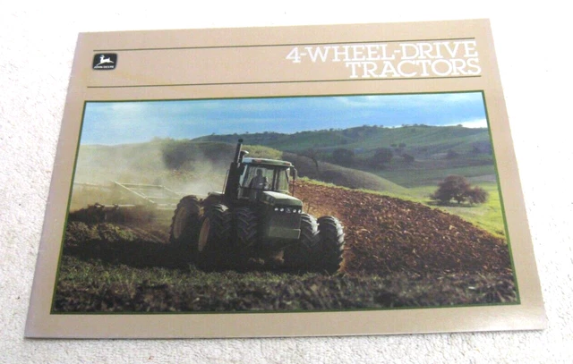 1985 John Deere 4X4 4 Wheel Drive Tractor Brochure 8450 8650 8850