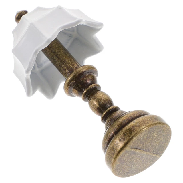 Lámpara de cabecera LED de hierro para casa de muñecas micro paisaje muebles miniatura