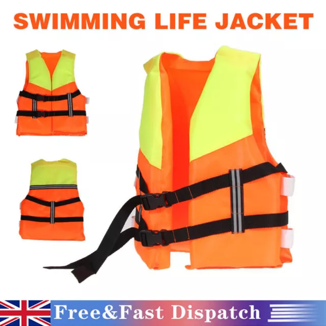 Child Life Jacket Swimming Kids Floating Swim-Vest Buoyancy Aid Jacket Safety UK