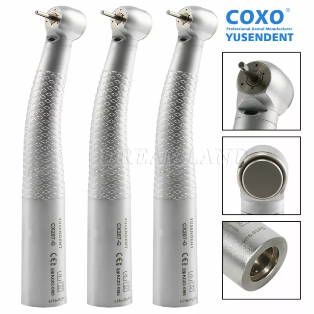 3*COXO Dental Fiber Optic High Speed Handpiece For Sirona R/F LED Coupling Y'z