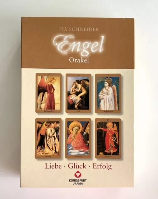 Engel Engelkarten Pia Schneider Buch + 32 Karten Liebe Glück Erfolg guter Zustan