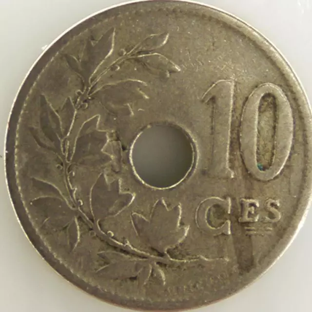 10 Centimes - Cuivre-Nickel - TTB - 1904 - Belgique - Pièce de monnaie [FR]