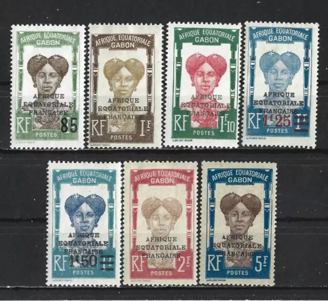 Beautiful series 7 Mint stamps* .French Coast of SOMALIS  1910           (8709)