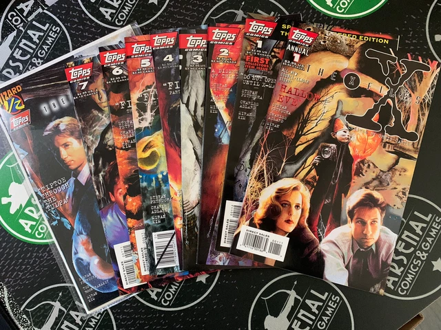 X-Files #1-7 +Wizard 1/2 & Annual 1995 Volume 1 Topps Comics TV Reboot Coming