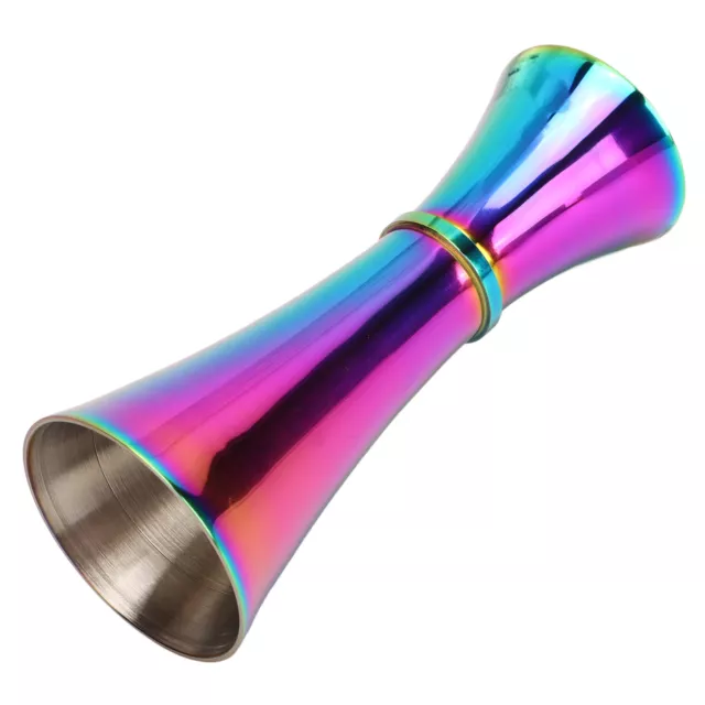 (Colorful)Double Jigger 304 Stainless Steel Thicken Design Wide Opening SN