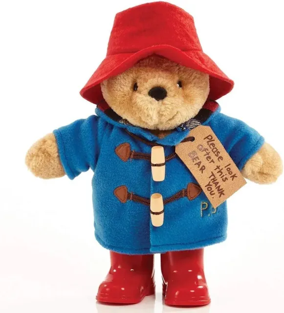Rainbow Designs Classic Paddington Bear with Boots - 25cm Plush Cuddly Character