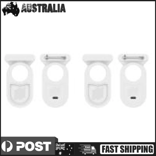 For Galaxy SmartTag2 Silicone Case Cover Waterproof with Invisible Pin (White)