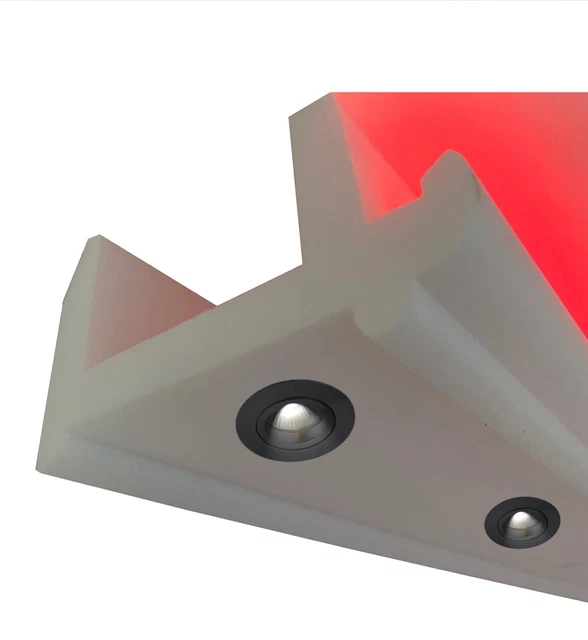 Kit Baguettes LED OL-3 Pour éclairage Indirect - 22 Mètres + Coins - Gris