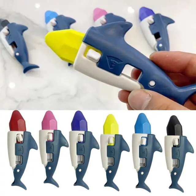 Non-toxic Shark Oil Pastel Muiti-color Colored Pencil lPainting Pen  Artist