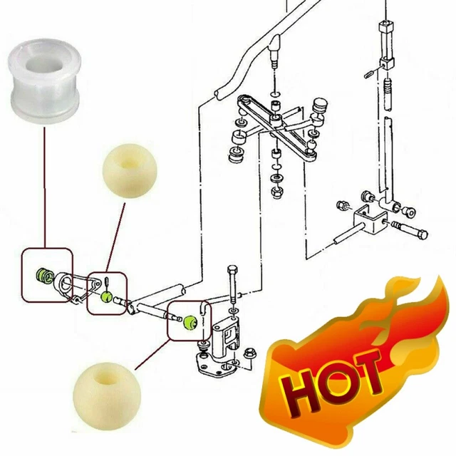 VW T4 GEAR Linkage Selector Bush Repair Kit Transporter & Caravelle
