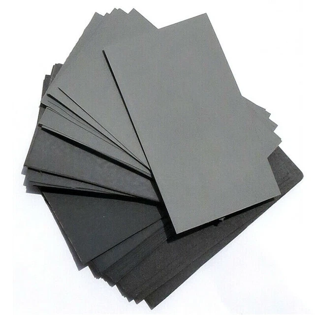 Alta qualità 70 pz. Assortimento carta abrasiva bagnata secca con antibloccaggio De