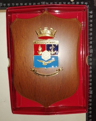 CREST SCUOLA INTERFORZE REPARTI CHIMICI NBC NUCLEARE BIOLOGICO CBRN RARITÀ! 