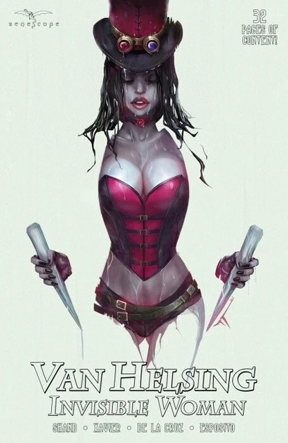 VAN HELSING: INVISIBLE WOMAN - Variant Cover "C" by Ivan Tao - ZENESCOPE