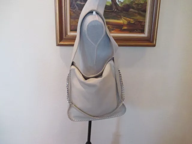 MICHAEL KORS Astor Large Studded Pebbled Leather Hobo Shoulder Bag MSRP $349