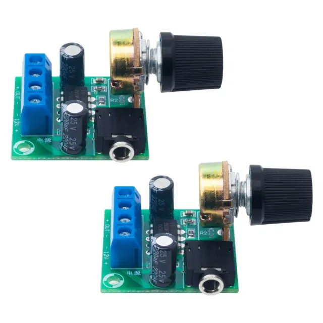 2 Stück LM386 Mini Audio Verstärker Lautstärkeregler für DIY Sound System