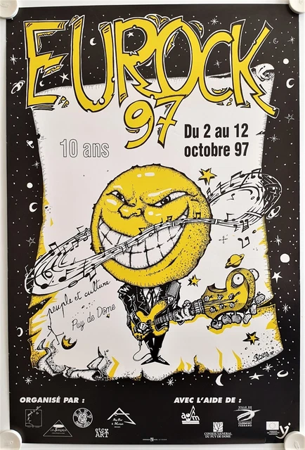 Affiche Festival EUROROCK 1997
