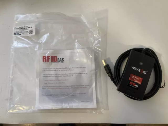 RFIDEAS RDR-80081AKU WAVE ID pcProx Plus Access Control Reader NEW/FREE SHIPPING