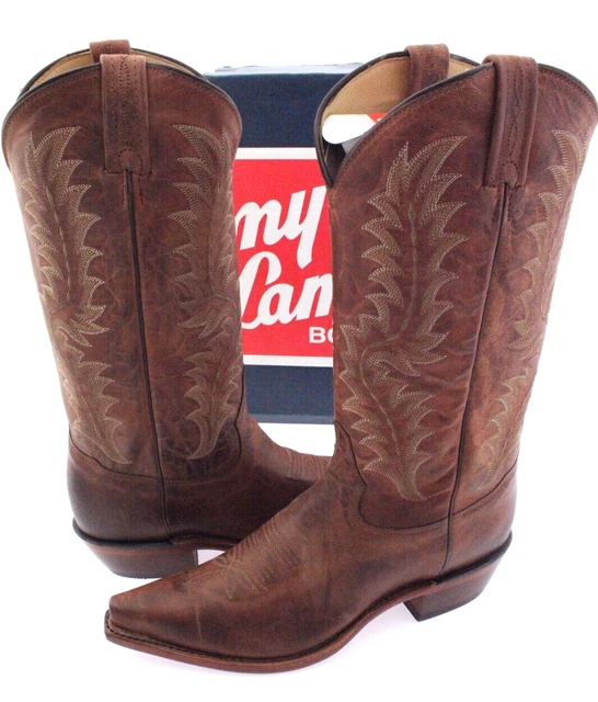 NIB TONY LAMA Cowboy Boots Style 7945 Black Century foot tan top size 11 1 2D 149.99 PicClick