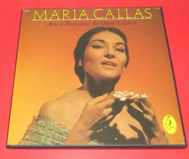 Maria Callas -- Arie e romanze da opere celebri -- 5 LP -Box