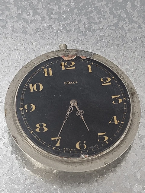 Horloge Quartz Analogique Fluorescente Mini 4 Cm - Tableau De Bord Voiture, Maison, Bureau, Atelier, Casier - Design Chic Et Lumineux
