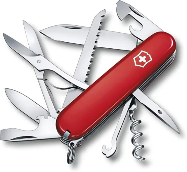 Victorinox Huntsman 15 Functions Stainless Steel Swiss Army Knife