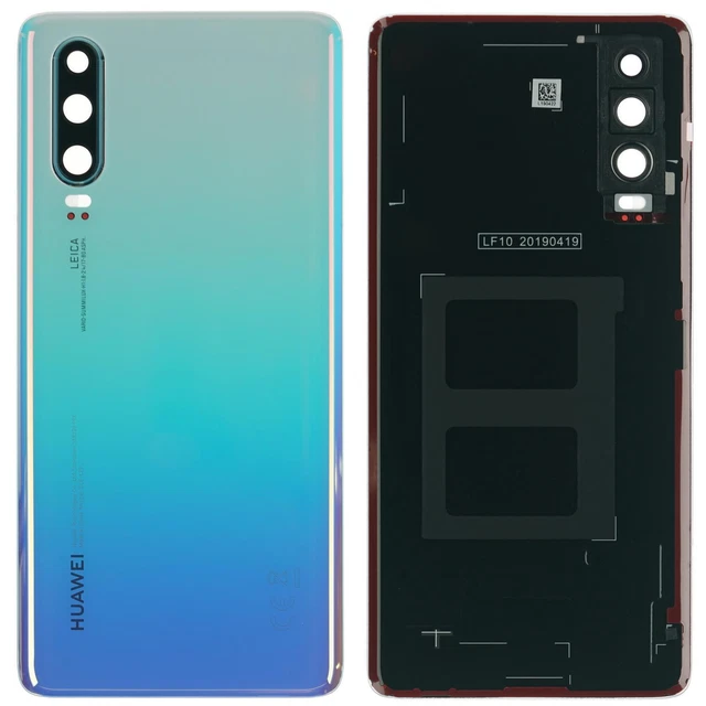 Huawei P30 Arrière Boîtier Couvercle Cadre Caméra Lentille Respiration Cristal