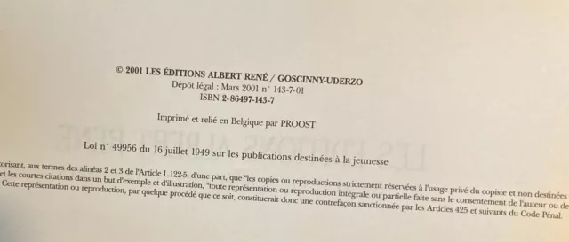 Astérix N’ 31 Et Latraviata Goscinny Uderzo Albert Renée Eo 2001 Bon État Bd 2