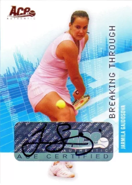 2007 Limited Authentic Armelia Gajdosova-Wolfe Acp Signed #Bt-05 Tennis Card