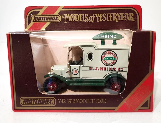Matchbox Models Of Yesteryear Y12 – 1912 Ford Model T Castrol, Miniature Occasion