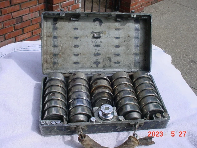 Rare Toledo Scale Calibration Weight Set for Precision Maintenance Antique