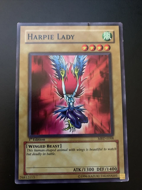 Yu-Gi-Oh! Cyber Harpie Lady – 1st Edition Common, NM, English